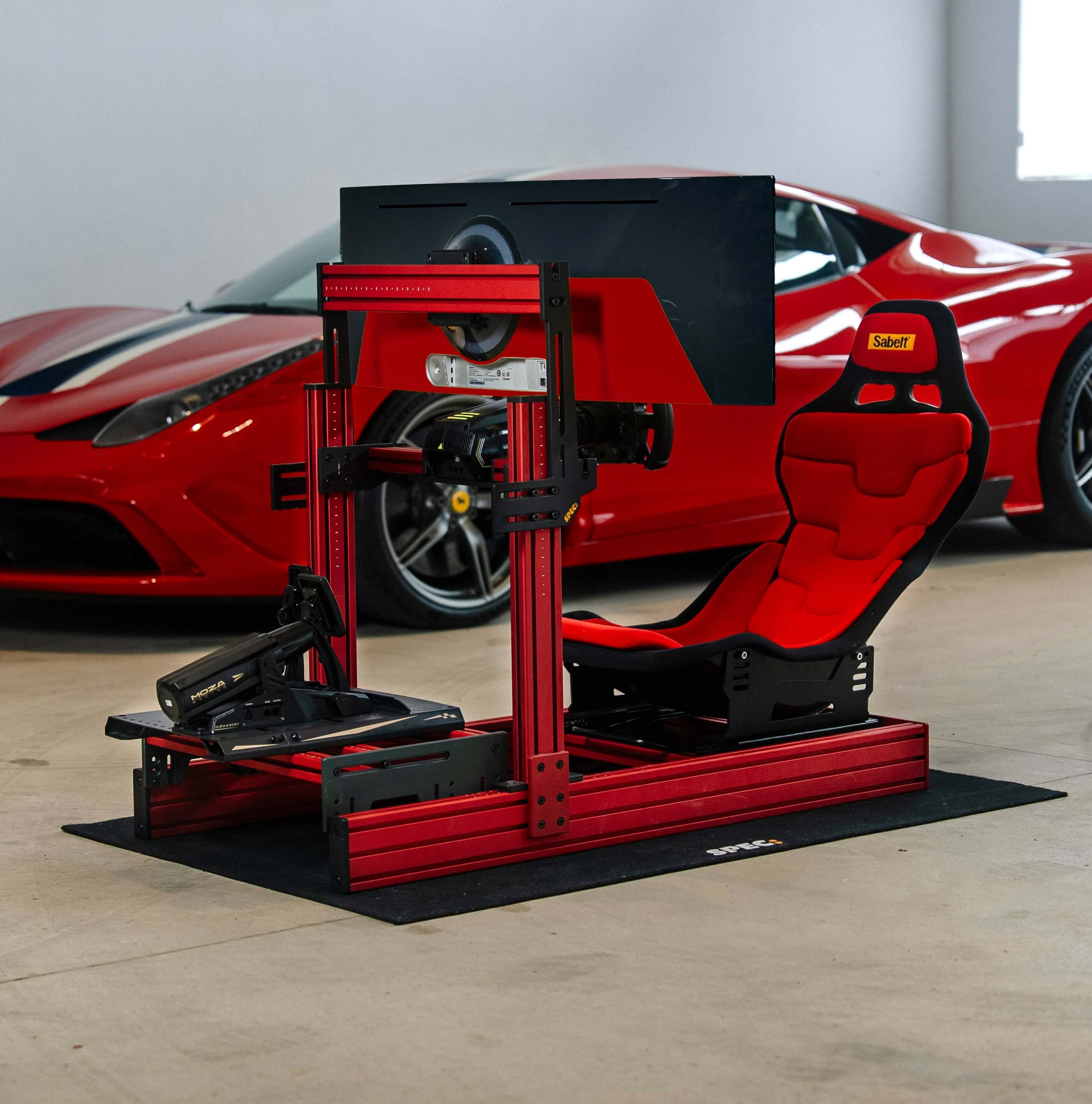 Aluminium Rig For Rally Racing 282 Sim Racing Rig – Modular Aluminum Chassis | SPEC – SPEC Simulations