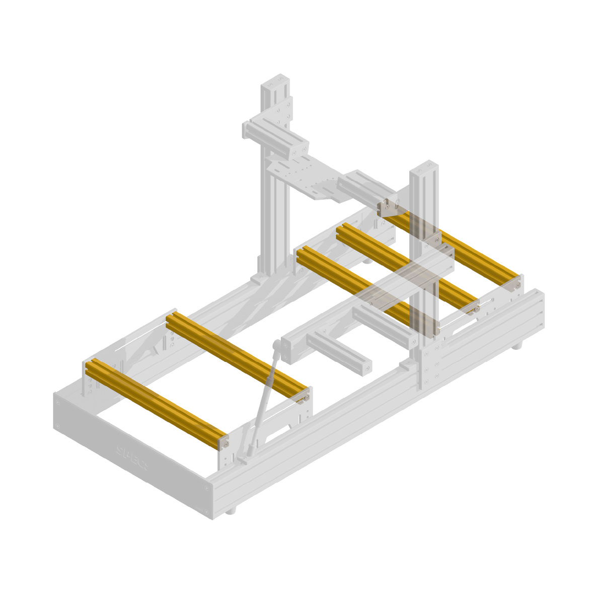 4040 Aluminum Extrusion 521mm (Set of 5) — assembly drawing
