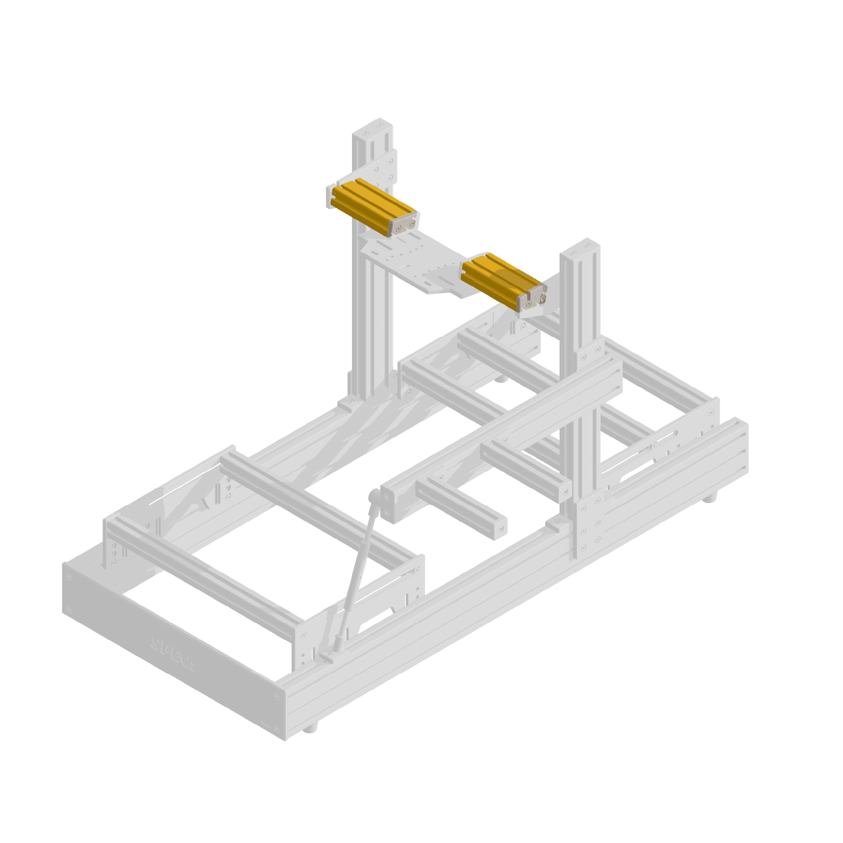 4080 Aluminum Extrusion 158mm (Set of 2) — assembly drawing