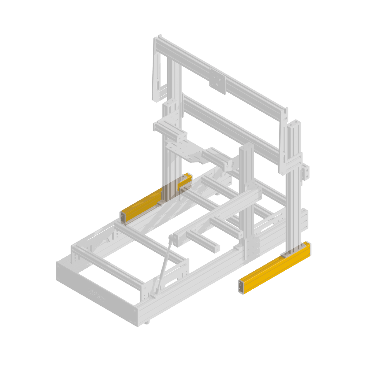 4080 Aluminum Extrusion 500mm — assembly drawing