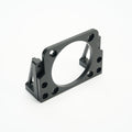 CNC-machined Simucube 2 wheelbase mount installed on a SPEC 282 sim rig