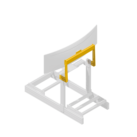 Track Support Frame Single Monitor Support Bracket — SPEC 282 Track – SPEC Simulations