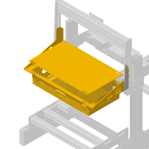 PC Tray - Clean Mount & Cable Management for Sim Rigs – SPEC Simulations
