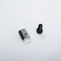 M8 bolts and T-nuts laid out for aluminum profile sim rig assembly