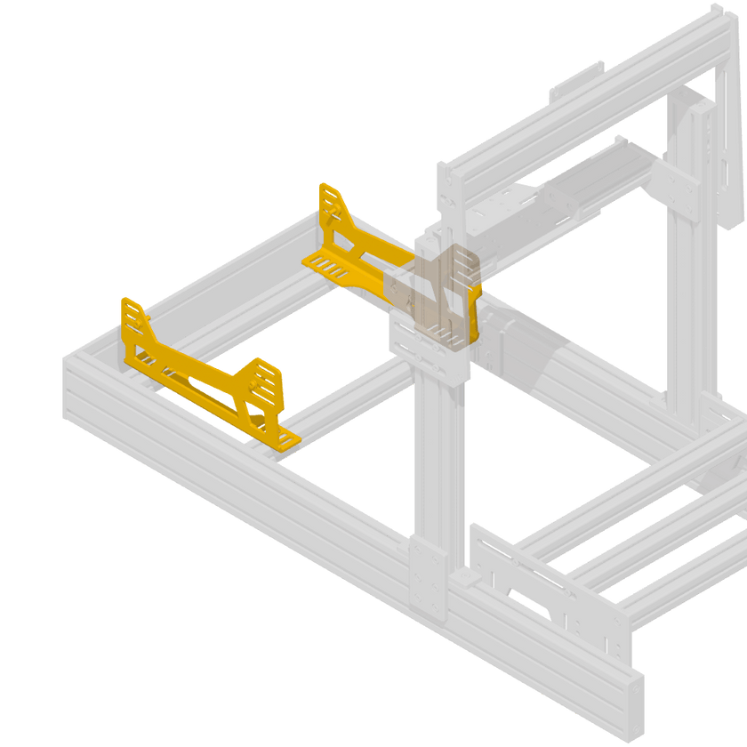 Racing Seat Bracket Set – Heavy-Duty 5 mm Steel – SPEC Simulations