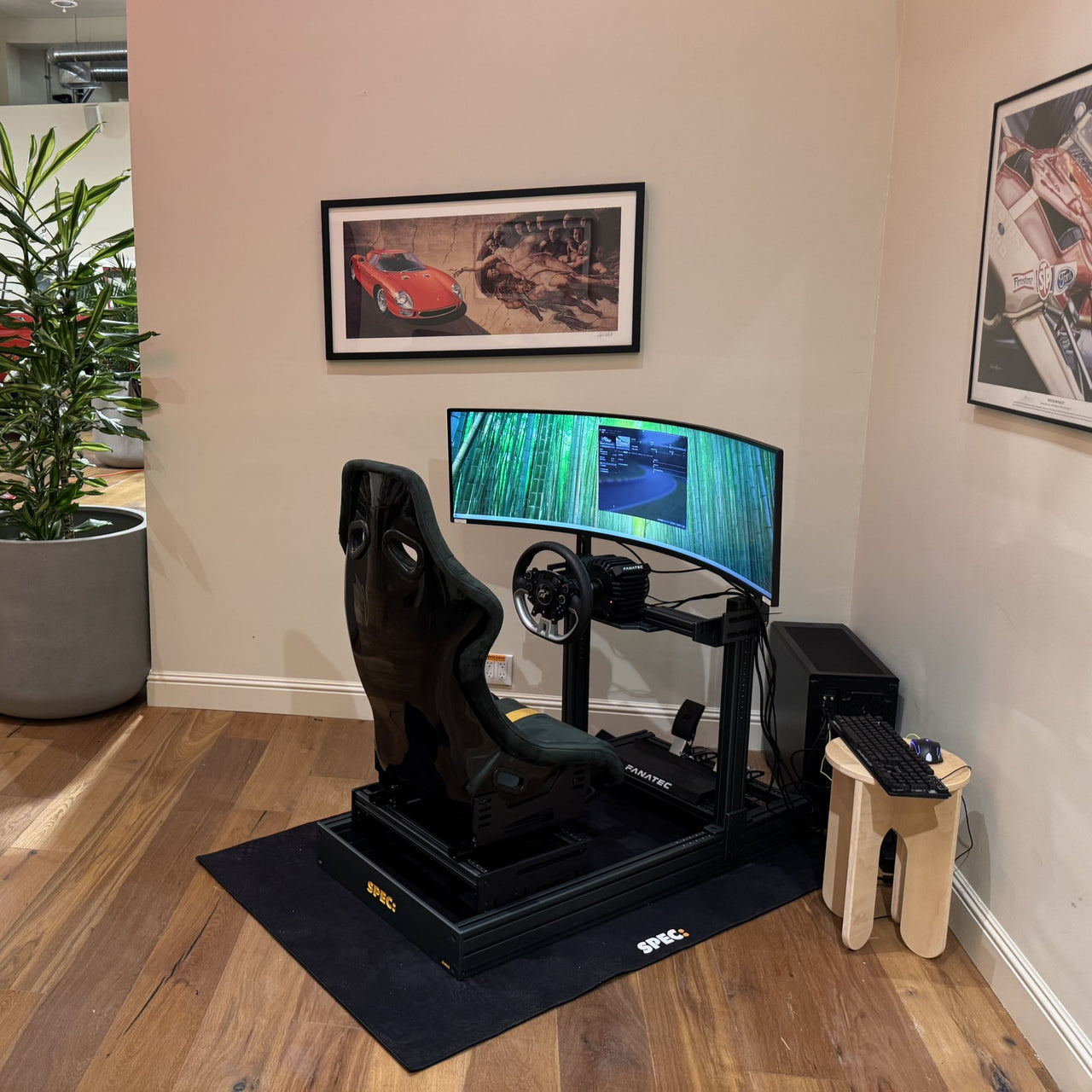 SPEC Rig Floor Mat – Non-Slip Base for Sim Rigs – SPEC Simulations