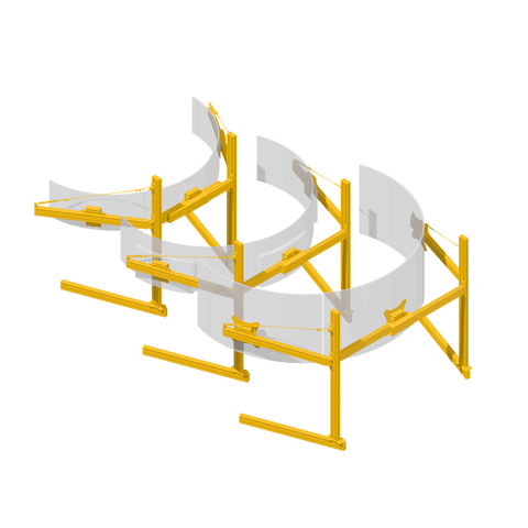 Adaptive Heavy Duty Triple Monitor Stand