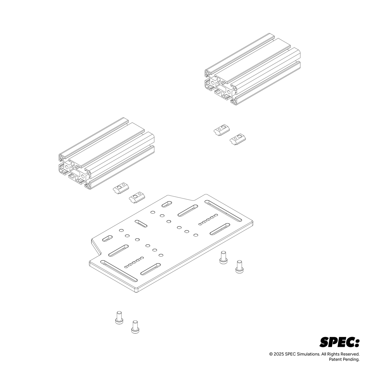 Wheelbase Mounting Deck — assembly drawing